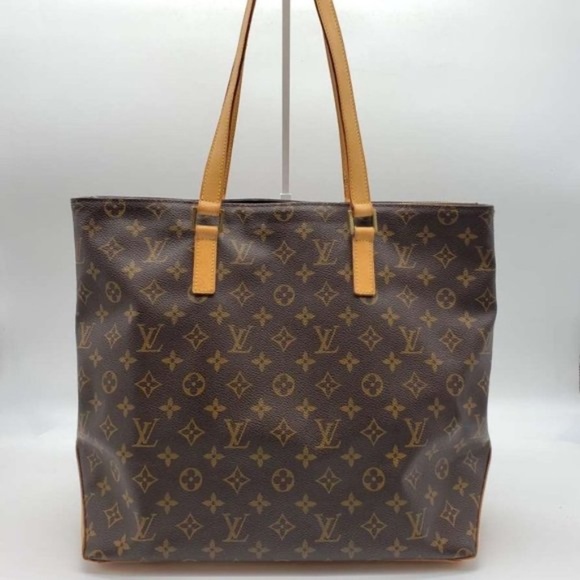 100% Authentic Louis Vuitton Cabas Mezzo Browns Monogram Tote Bag #0695 - Picture 9 of 16